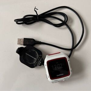 Garmin 920xt Red and White Smartwatch with Charger